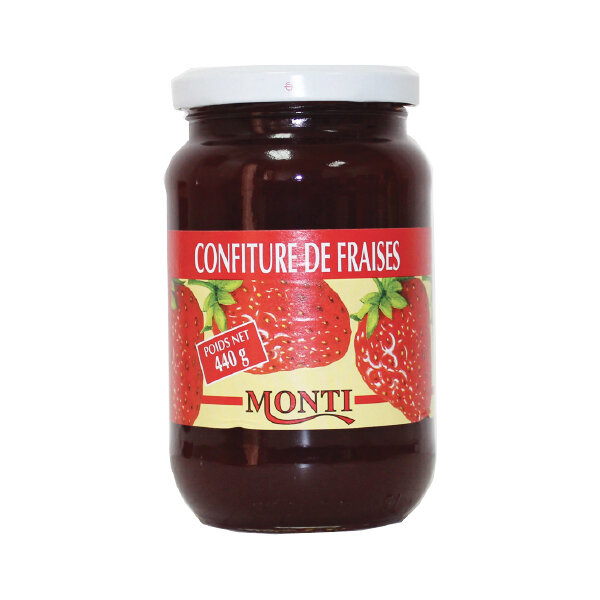MONTI CONFITURES FRAISE 6X440G