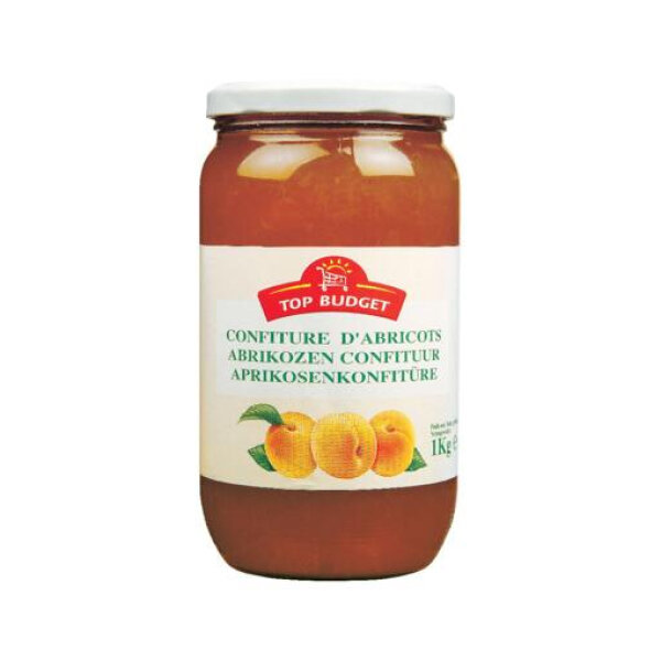 TOP BUDGET CONFITURE ABRICOTS 6X1KG