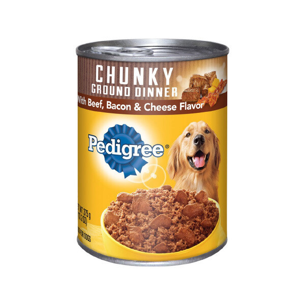 PEDIGREE T.G.D W/ CHUNKY BEEF &amp; BACON &amp; CHEESE 12X13.2OZ