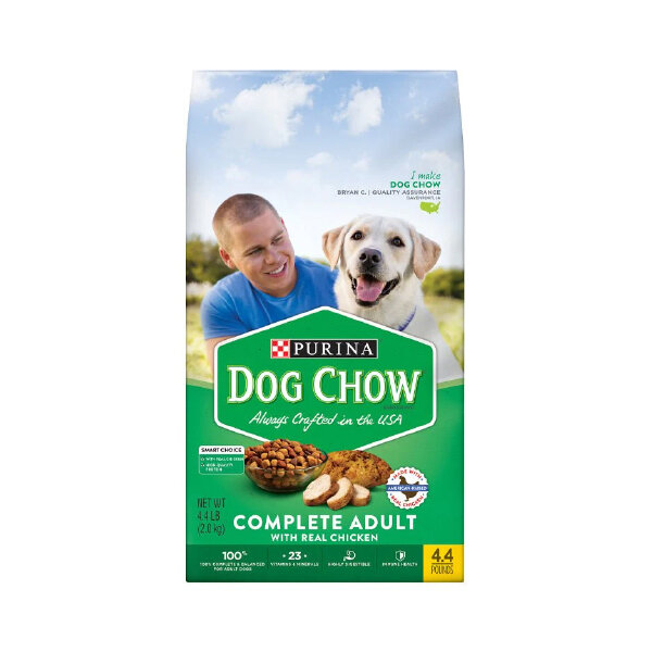 PURINA DOG CHOW ADULT W/ CHICKEN 4X3.5#