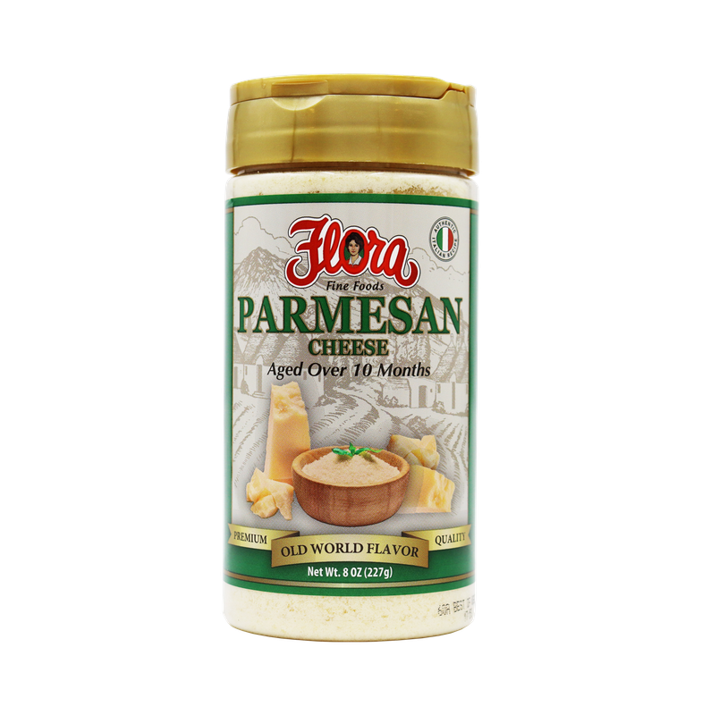 FLORA CHEESE PARMESAN 100% GRATED 12X8OZ