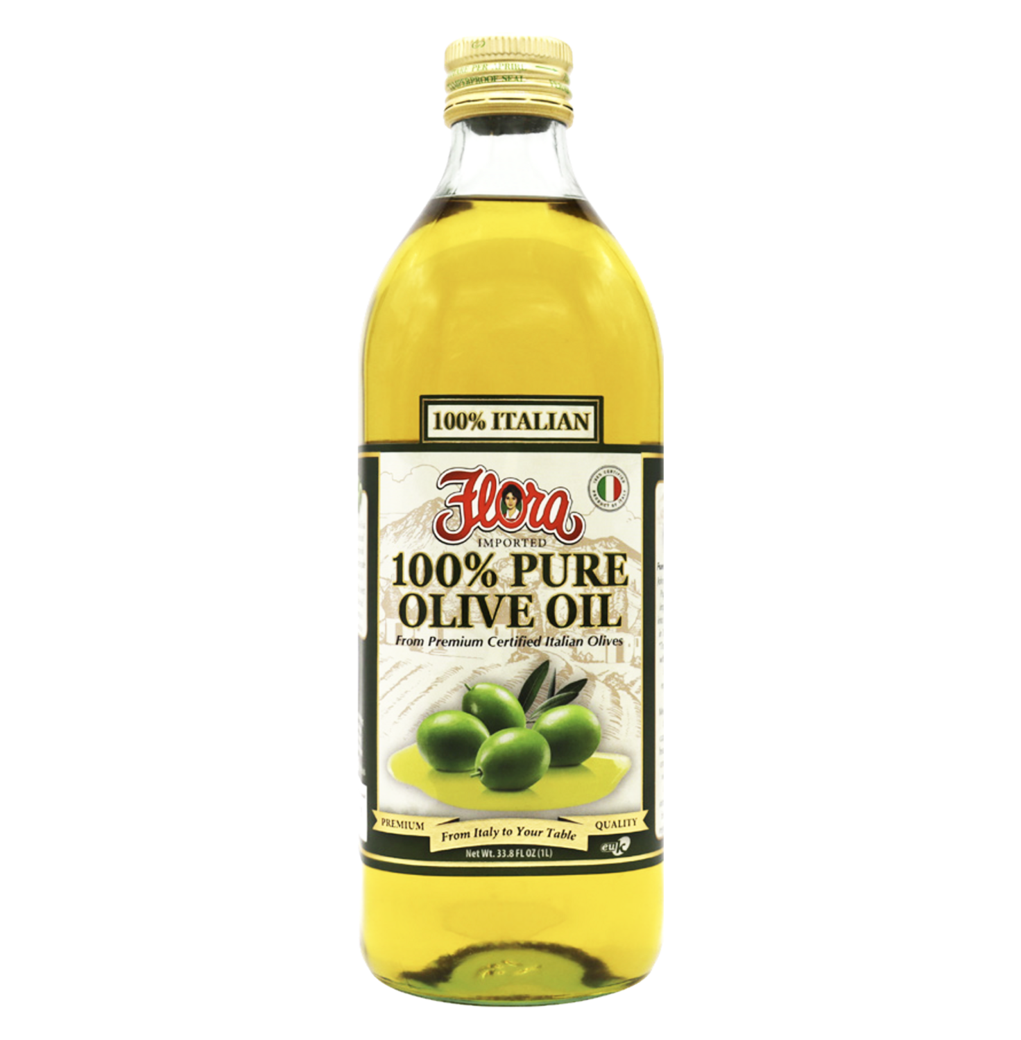 FLORA 100% PURE OLIVE OIL 6X500ML