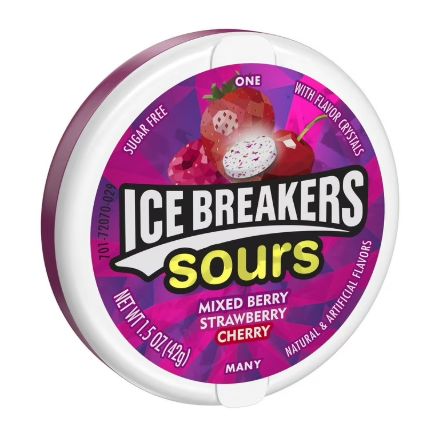 ICE BREAKERS MINT ASSORTED BERRY 8X1CT