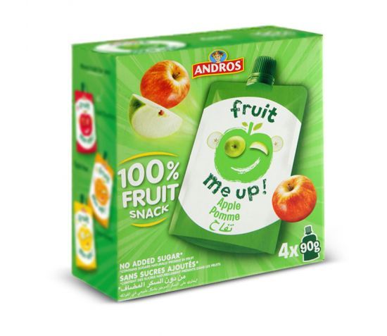 ANDROS FRUIT ME UP APPLE 8X4X90G