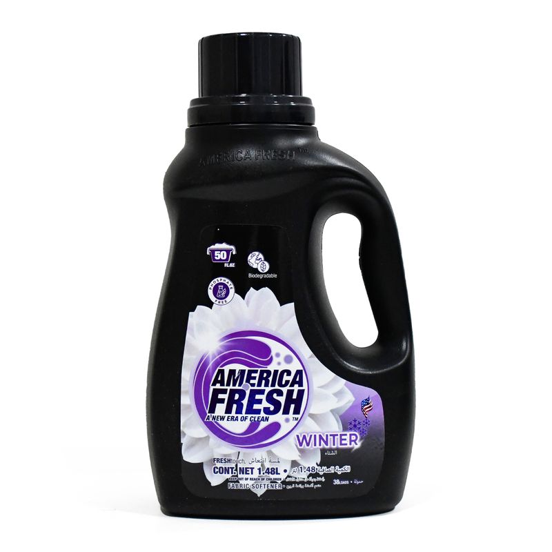 AMERICA FRESH FABRIC SOFTENER FRESH TOUCH WINTER 8X1.48L