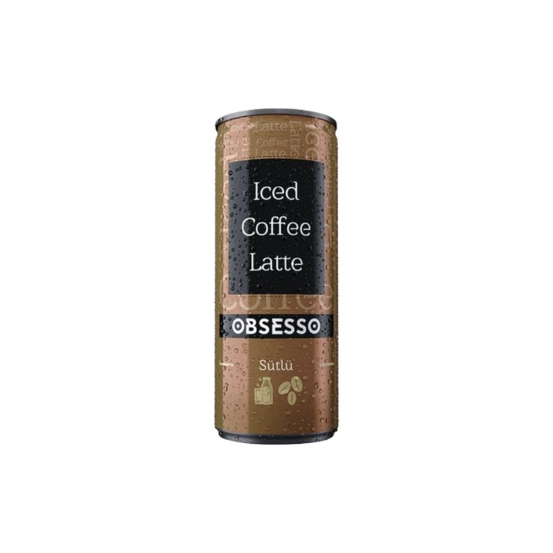 OBSESSO ICED COFFE LATTE CAN 12X250ML