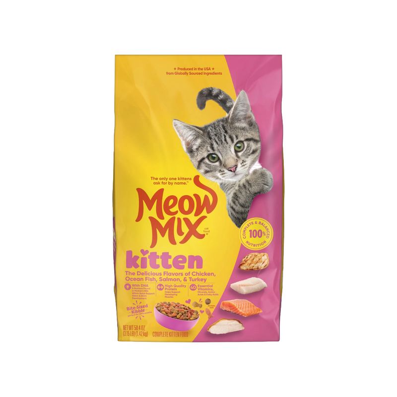 MEOW MIX KITTEN LIL'L NIBBLES 4X3.15#