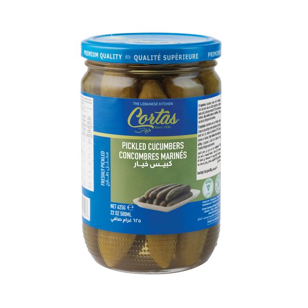 CORTAS PICKLED CUCUMBER 12X625G