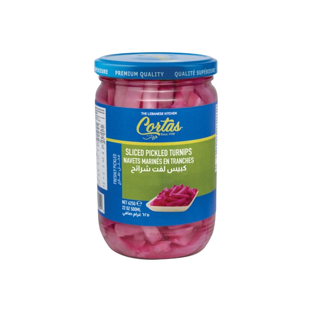 CORTAS SLICED PICKLED TURNIPS 12X625G