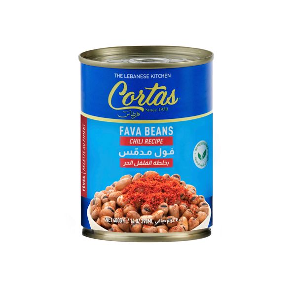 CORTAS FAVA BEANS CHILI RECIPE 24X400G