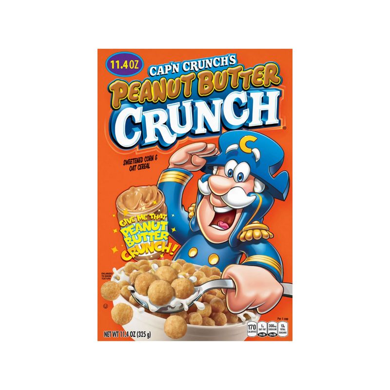 CAP'N CRUNCH PEANUT BUTTER CEREAL 14X11.4OZ
