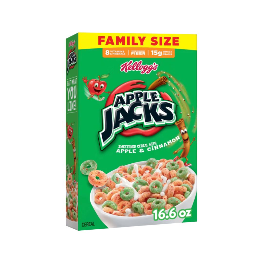 KELLOGG'S APPLE JACK CEREAL 12X16.6OZ