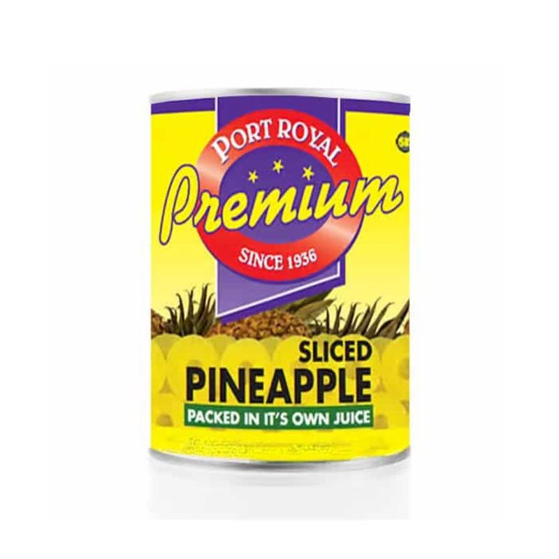 PORT ROYAL PREMIUM PINEAPPLE SLICES IN JUICE 6X10#
