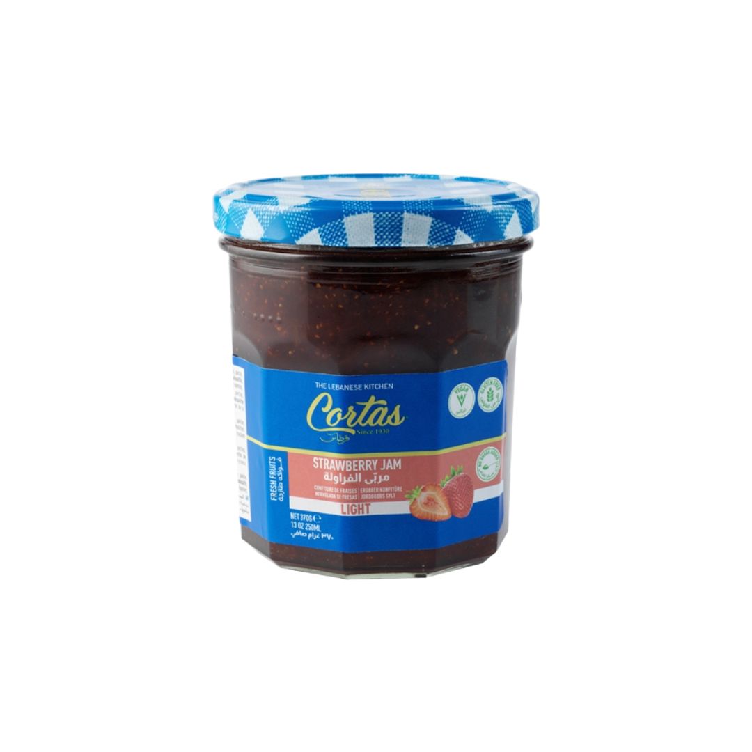 CORTAS STRAWBERRY JAM LIGHT 12X370G