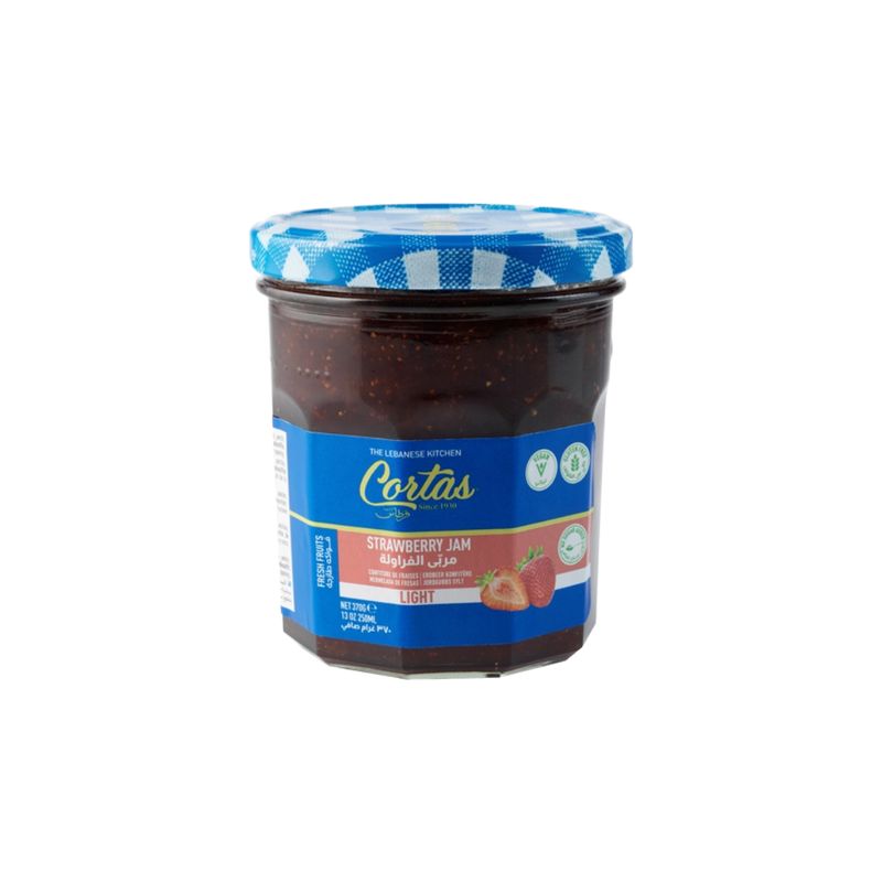 CORTAS STRAWBERRY JAM LIGHT 12X370G