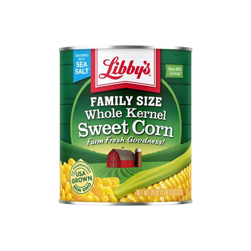 LIBBY'S JUMBO W-K SWEET CORN 12X29OZ