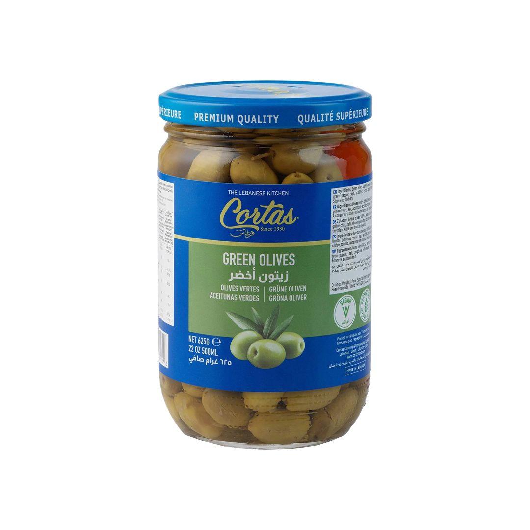 CORTAS GREEN OLIVES 12X625G
