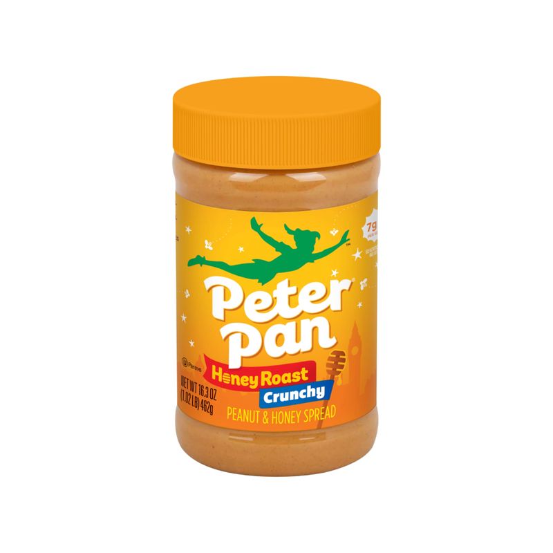PETER PAN HONEY ROAST CRUNCHY PEANUT BUTTER 12X16.3OZ