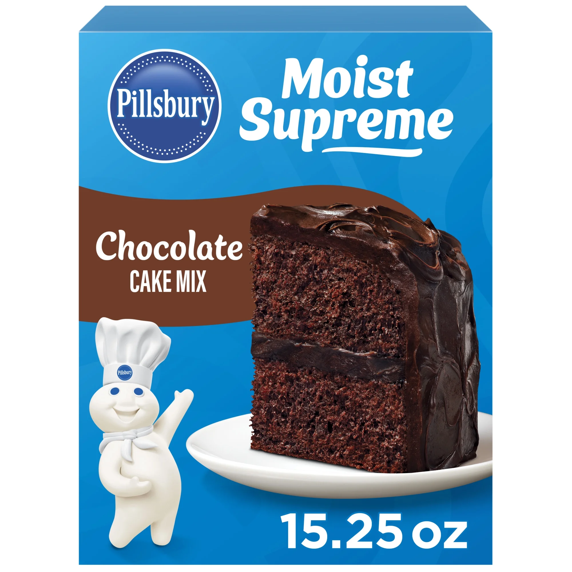 PILLSBURY CHOCOLAT CAKE MIX 12X15.25OZ