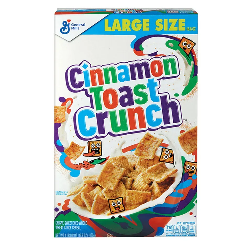 G-MILLS CINNAMON TOAST CRUNCH CEREAL 10X16.8OZ