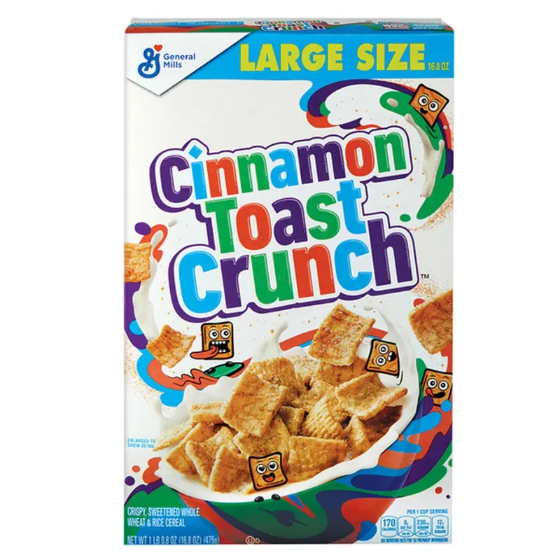 G-MILLS CINNAMON TOAST CRUNCH CEREAL 10X16.8OZ