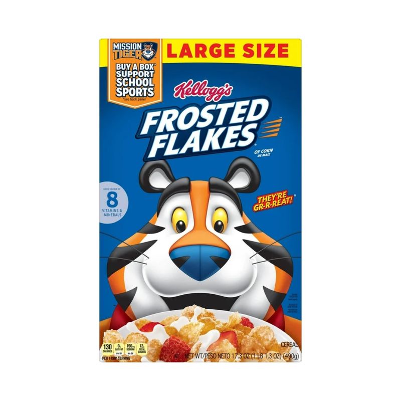 KELLOGG'S FROSTED FLAKES CEREAL 10X17.3OZ