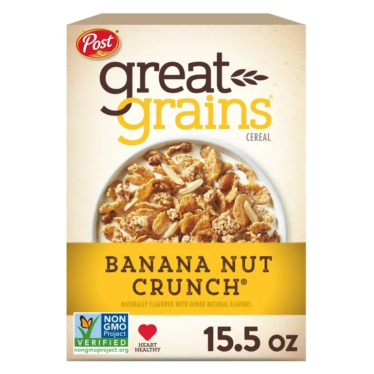 POST BANANA NUT CRUNCH CEREAL 14X15.5OZ
