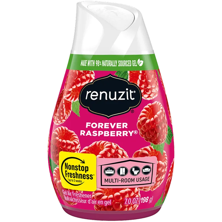 RENUZIT GEL AIR FRESHENER FOREVER RASPBERRY 12X7OZ