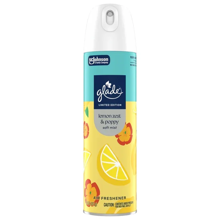 GLADE AIR FRESHENER LEMON 6X7.3OZ