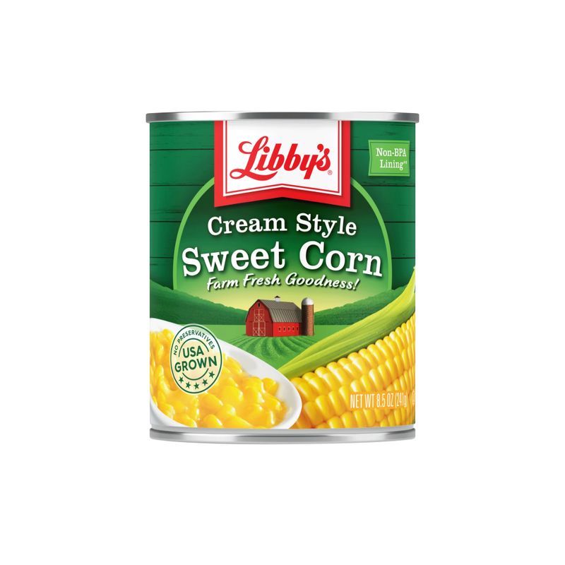 LIBBY'S CREAM STYLE CORN 12X8OZ