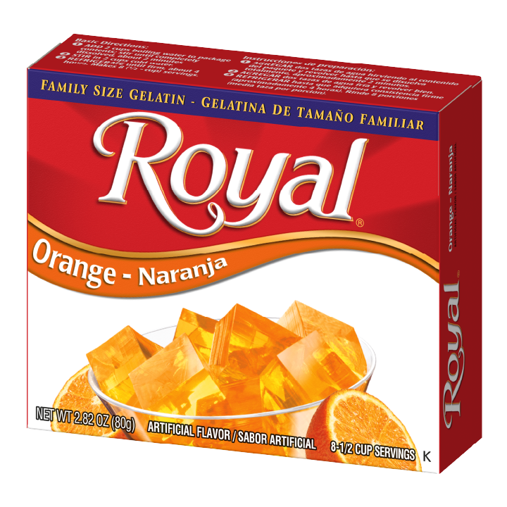 ROYAL ORANGE GELATIN 12X2.8OZ