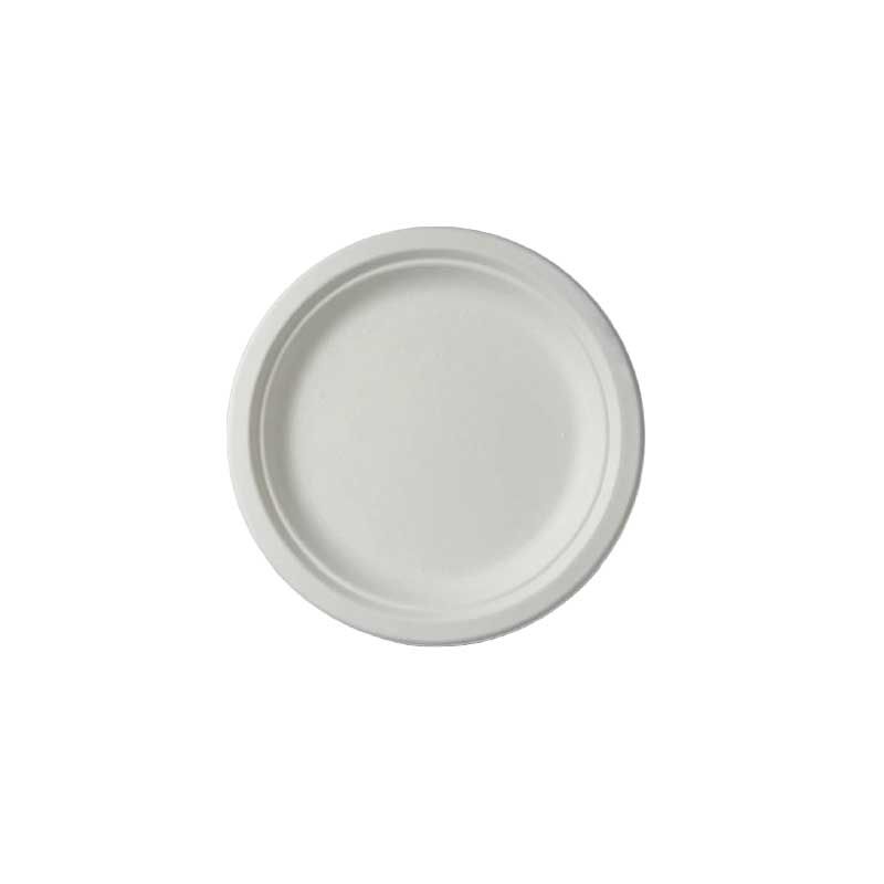 MAXIPLAST 9" BAGASSE ROUND PLATES 500CT