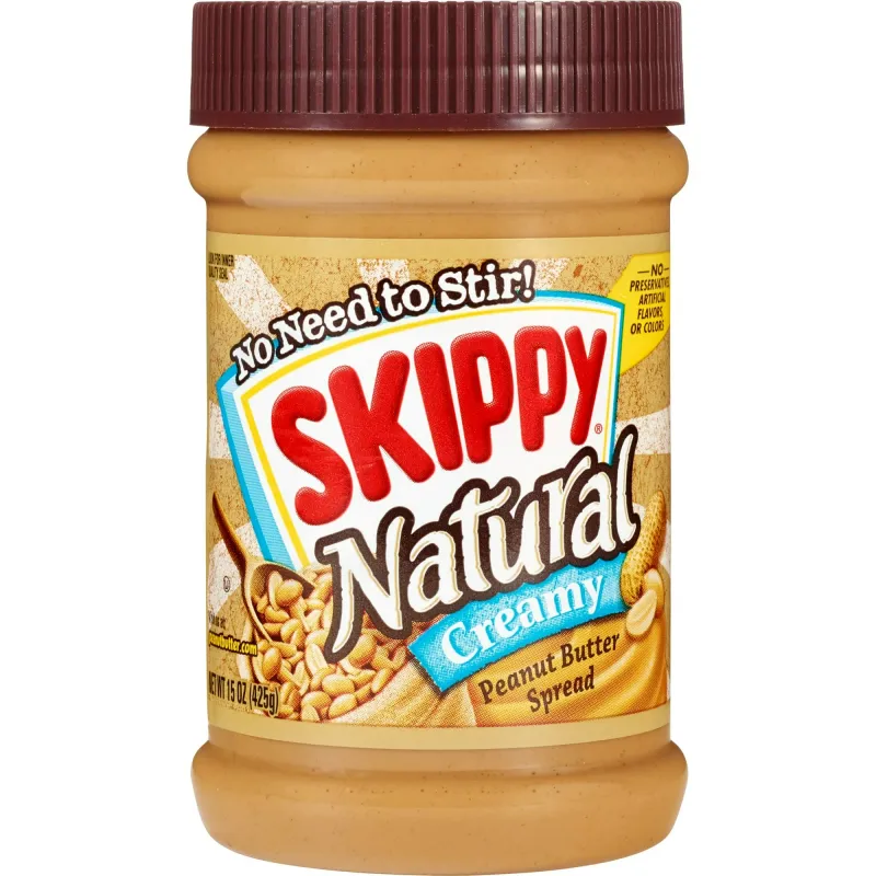 SKIPPY NATURAL CREAMY PEANUT BUTTER 12X15OZ