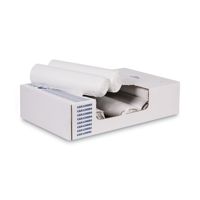 GEN CAN LINER LD 33GAL WHITE 10X25CT (GENRST3339LW)
