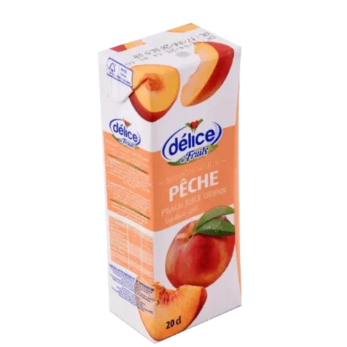 DELICE PEACH JUICE 24X200ML