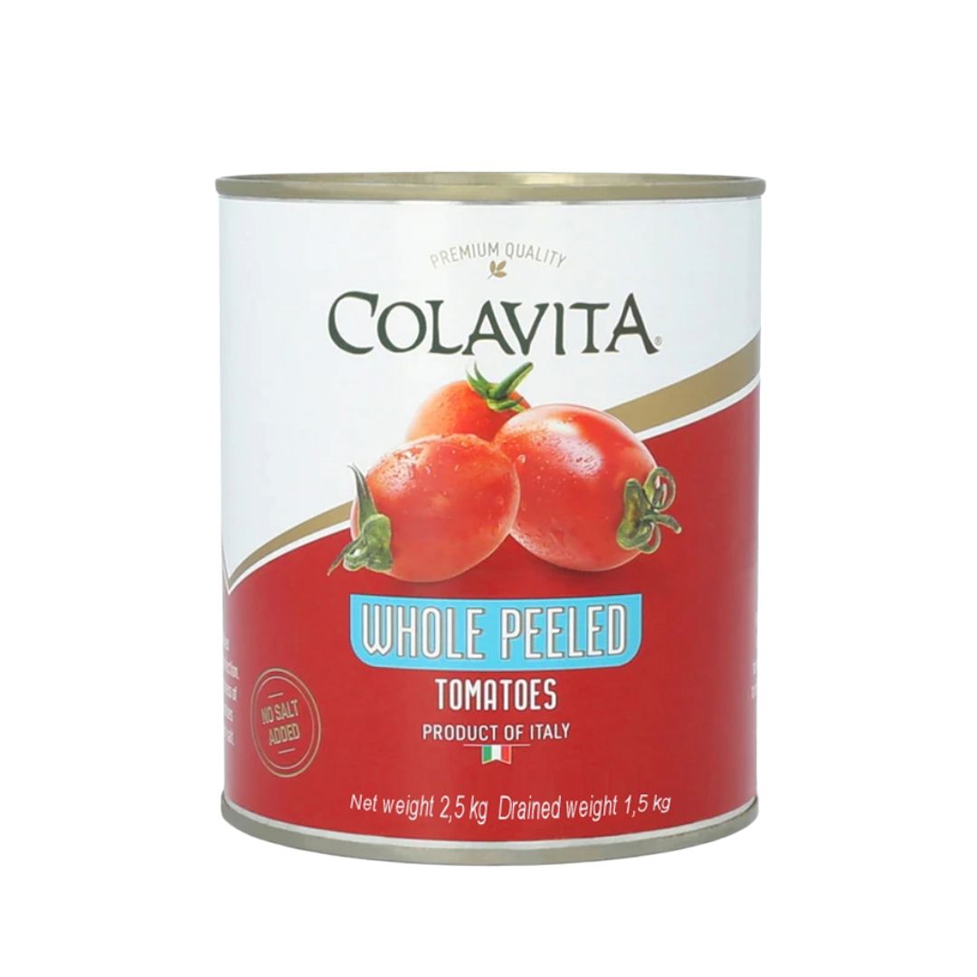 COLAVITA WHOLE PEELED TOMATOES 6X2550GR