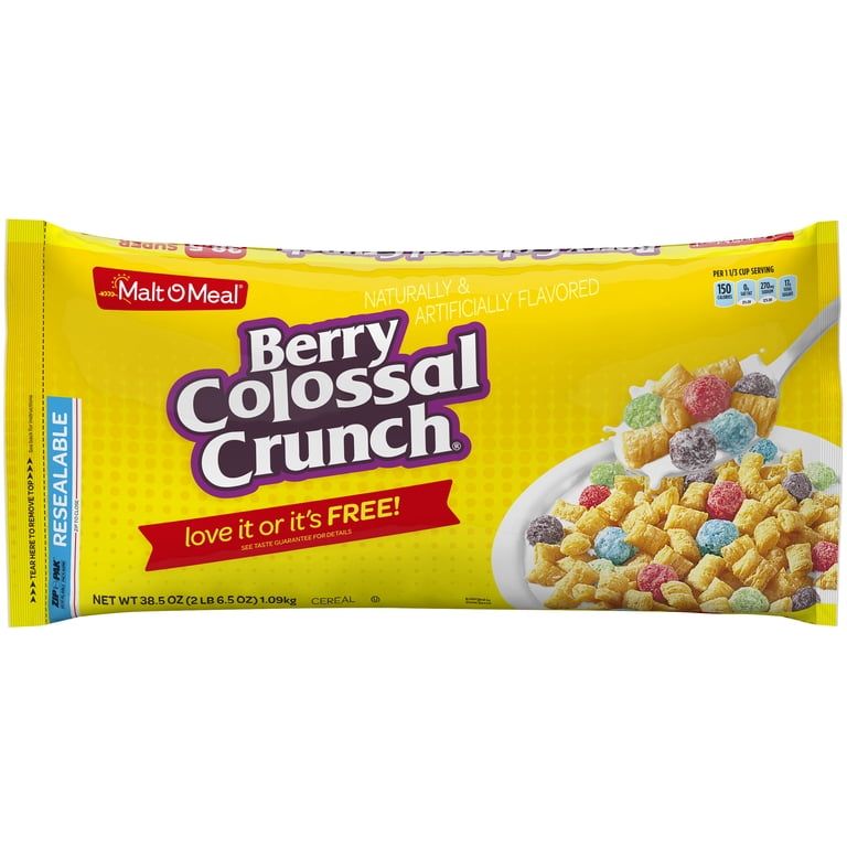 MALT-O-MEAL BERRY COLOSSAL CEREAL 6X34.5OZ