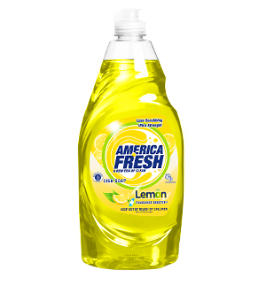 AMERICA FRESH DISH SOAP LEMON &amp; FRAGRANCE BOOSTER 12X520ML