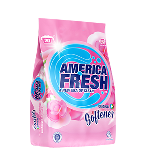 AMERICA FRESH POWDER DETERGENT FLORAL &amp; SOFTENER 4X5KG