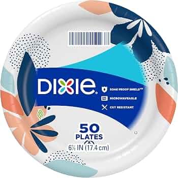 DIXIE 6 7/8" EVERYDAY PLATES 12X50CT