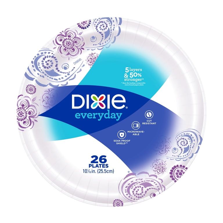 DIXIE HEAVY DUTY 10" PLATES 8X26CT