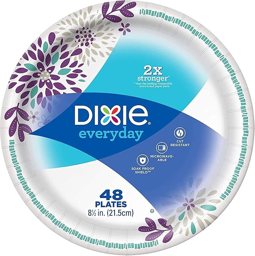 DIXIE HEAVY DUTY 8.5" PLATES 10X48CT