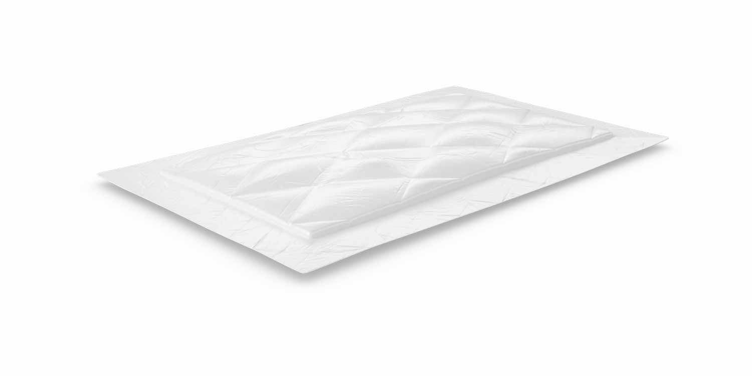 NOVIPAX DRI-LOC PAPER MEAT &amp; POULTRY PADS WHITE 4"X6.5" 1500CT