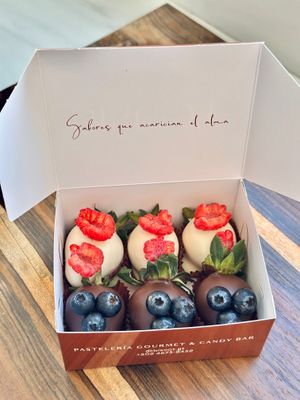 Fresas Gourmet/Pecan pie
