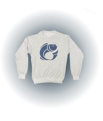 White Heathered Crewneck