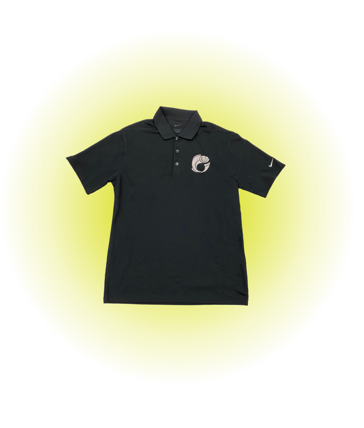 Black Short Sleeve Polo Shirt