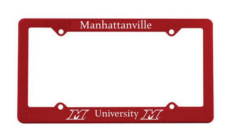 UNIVERSITY LICENSE PLATE RED
