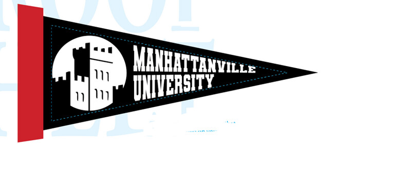 UNIVERSITY 5x12 COLOR PENNANT black