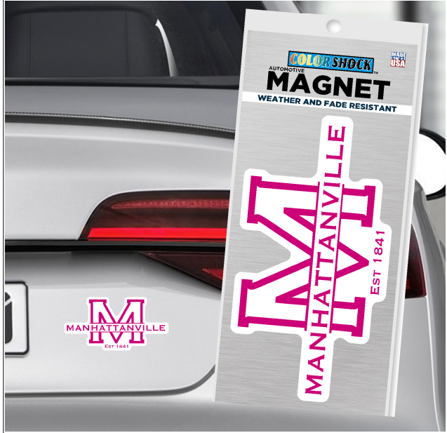 COLLEGIATE HOT  PINK MAGNET