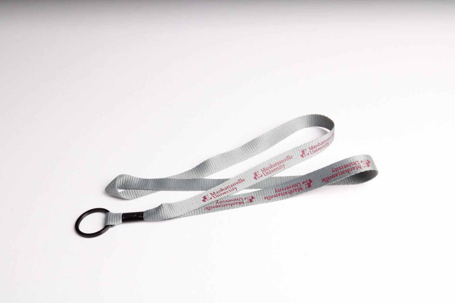 UNIVERSITY GREY SPLIT RING LANYARD